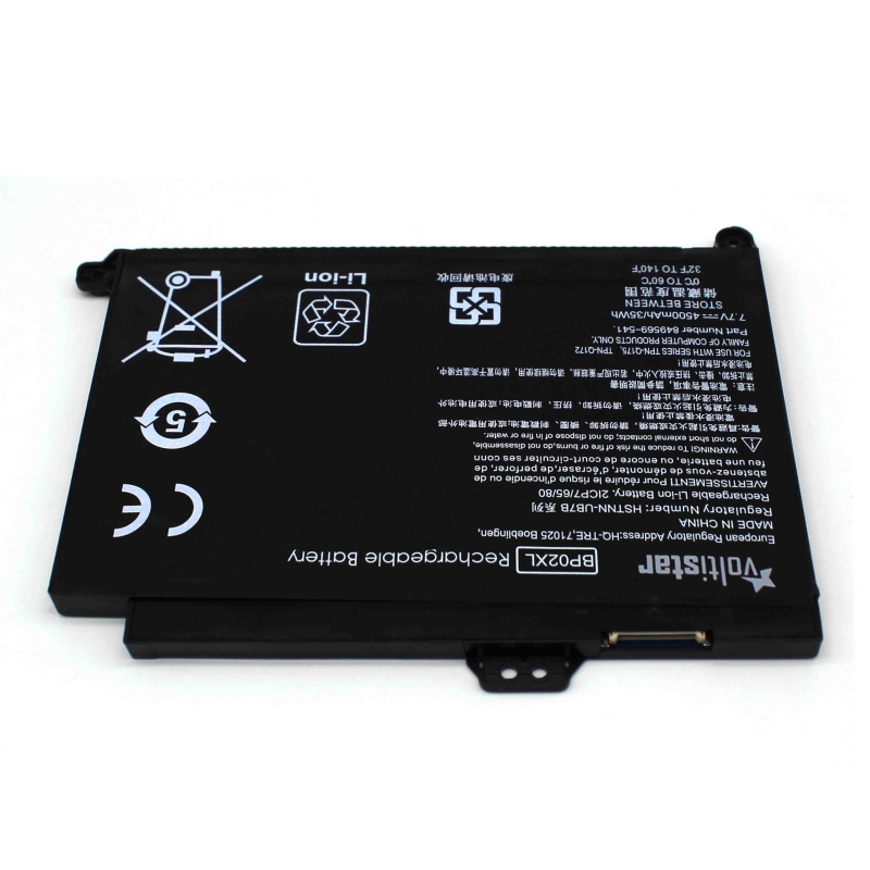 Batterie d'ordinateur portable HP BP02041XL BP02XL HSTNN-UB7B 7.6V 5300mAh
