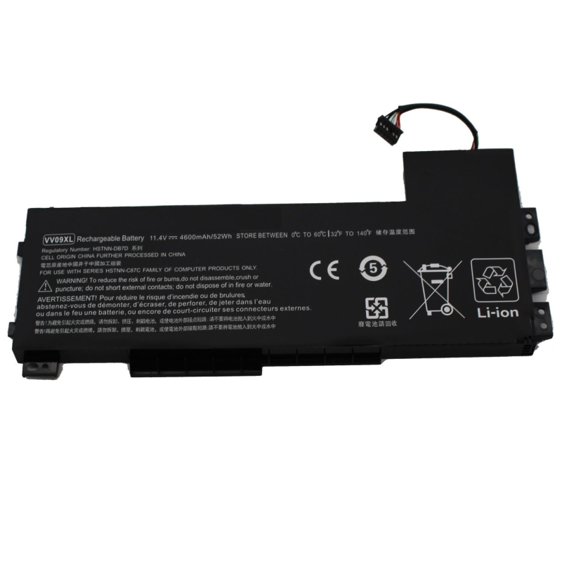 Batterie d'ordinateur portable pour HP ZBOOK 15 G3 15 G4 VV09XL 808452-001 808452-005 11.1V