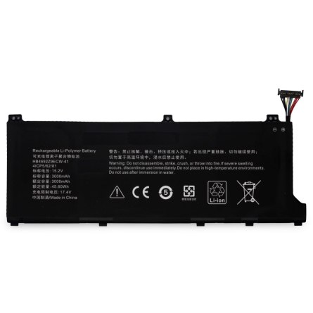 Batterie d'ordinateur portable HUAWEI NBB-WAE9P HB4692Z9ECW-41