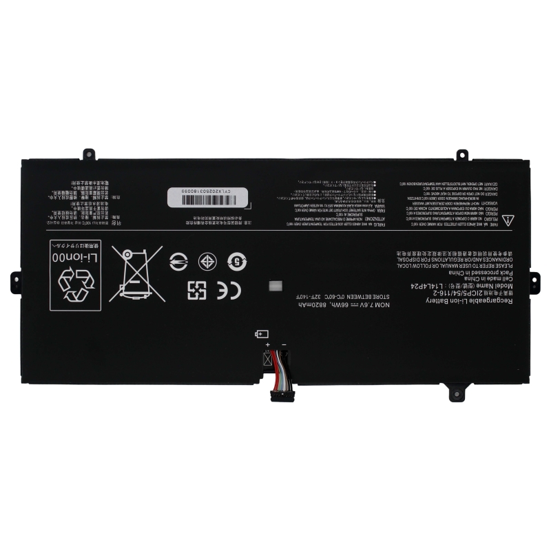 Batterie d'ordinateur portable LENOVO YOGA 900-13ISK L14L4P24