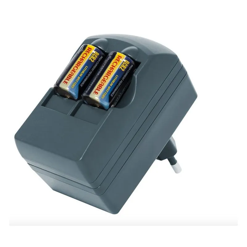 Chargeur + piles rechargeables CR123
