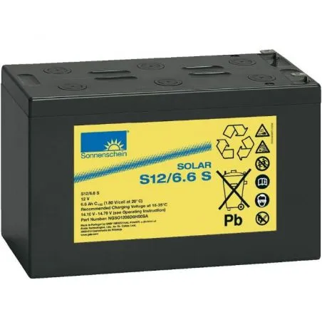 Batterie 12V 6,6 Ah Sonnenschein
