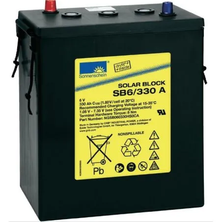 Batterie Sonnenschein 6V 330Ah