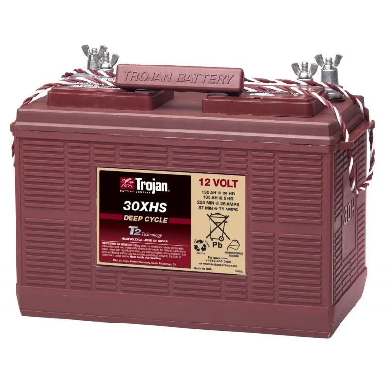 Batterie au Plomb-Acide 12V 130Ah Trojan 30XHS Deep Cycle