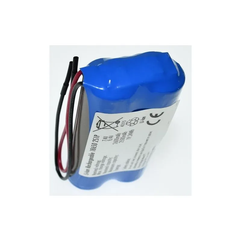 Pack de Batteries au Lithium 18650 7.4 V 2600mAh