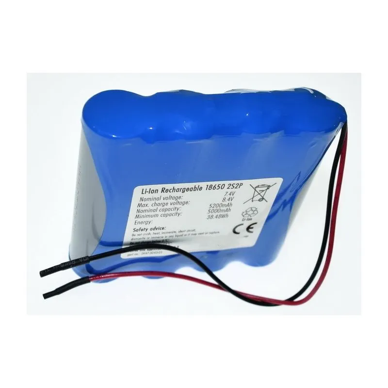Agrandir le Pack de Batteries au Lithium 18650 7.4 V 5200mAh