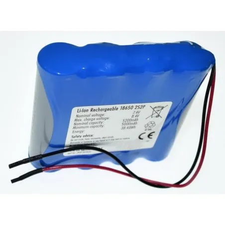 Agrandir le Pack de Batteries au Lithium 18650 7.4 V 5200mAh