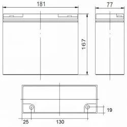Batterie LiFePO4 12V 22Ah avec bluetooth