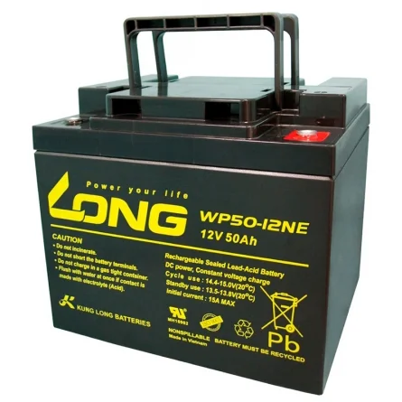 Batterie au Plomb-Acide AGM 12V 50Ah LONG WP50-12NE