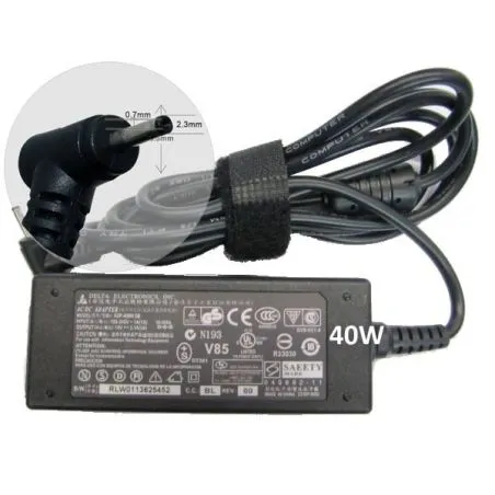 Chargeur Asus 19V 40W de 2,5 0,7 mm