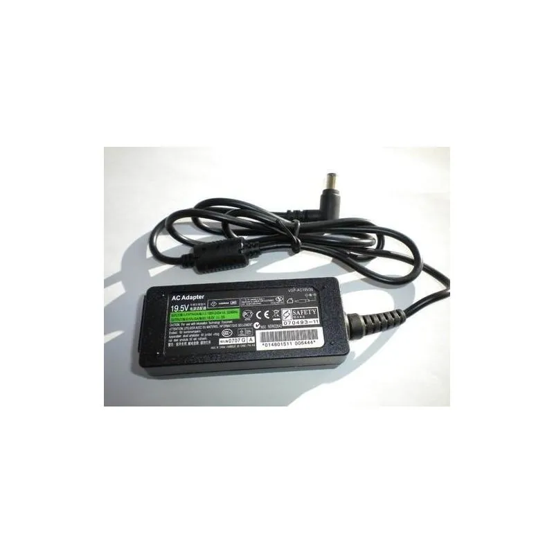 Chargeur pour Sony Vaio 19.5 V 30W de 6,5 4,4 mm