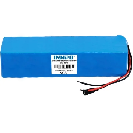 Pack de Batteries au Lithium 18650 60V 12Ah