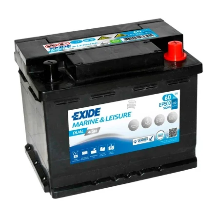 Batterie Exide EP500 Dual AGM 60Ah