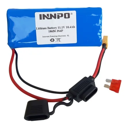 Pack de Batteries au Lithium 18650 11.1V 10400mAh