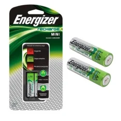 Mini chargeur de piles rechargeables Energizer avec 2 piles AA 2000 mah