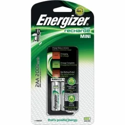 Mini chargeur de piles rechargeables Energizer avec 2 piles AA 2000...