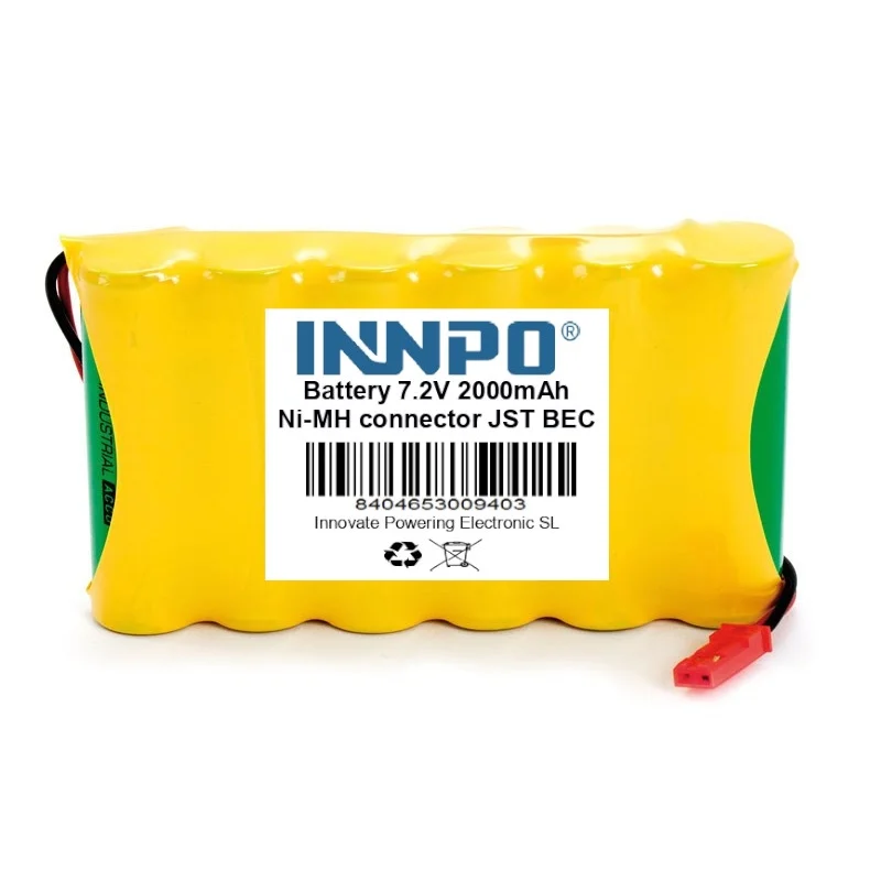 Batterie 7.2V 2000mah connecteur JST BEC