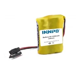 Batterie au Lithium + Connecteur A98L-0031-0011-L PLC 6V 2200mAh