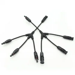 Connecteur solaire MC4 triple avec câble
