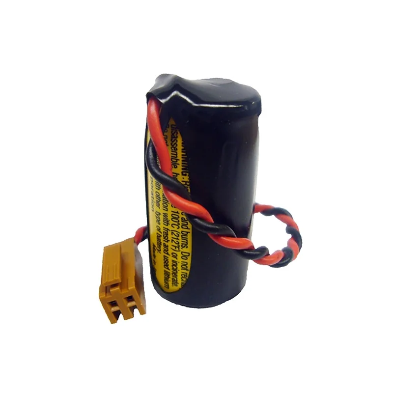 Pile Lithium + Connecteur pour GE Fanuc A02B-0177-K106 et Contrôleur Logique Programmable (PLC) 3V - 2000mAh