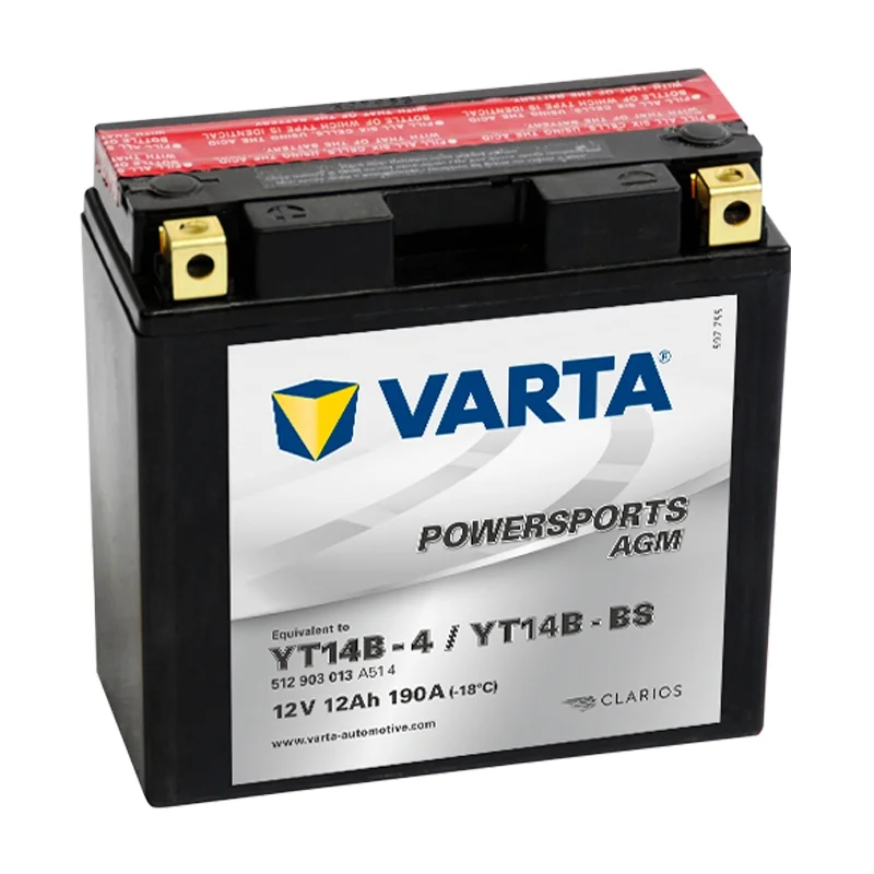 Batterie Varta YT14B-BS AGM 12Ah