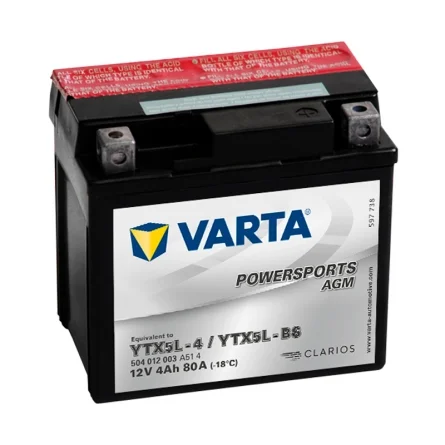 Batterie Varta YTX5L-BS AGM 4Ah