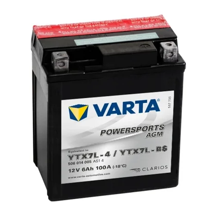 Batterie Varta YTX7L-BS AGM 6Ah