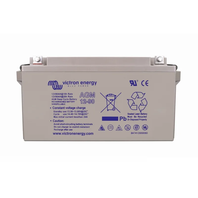 Batterie au Plomb-Acide AGM 12V 90Ah Victron Cyclique