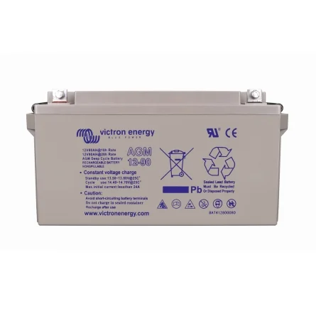 Batterie au Plomb-Acide AGM 12V 90Ah Victron Cyclique