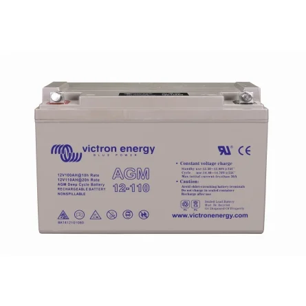 Batterie au Plomb-Acide AGM 12V 110Ah Victron Cyclique