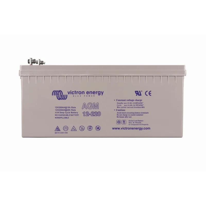 Batterie au Plomb-Acide AGM 12V 220Ah Victron Cyclique