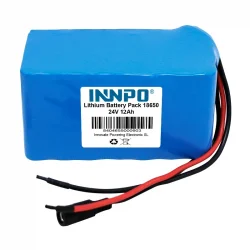 Batteries Lithium 18650 batterie 24V 12Ah