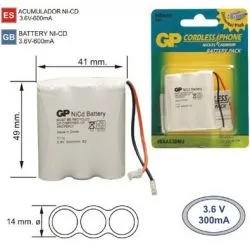 Batterie Téléphone sans fil T110 3,6 V 600mAh