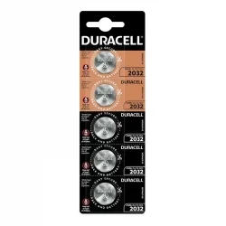 Piles Boutons au Lithium Duracell 2032 (5 Unités)