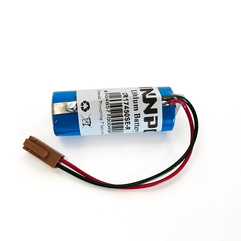 Pile Lithium CR17450SE-R + Connecteur PLC 3V 2500mAh (1 Unité)