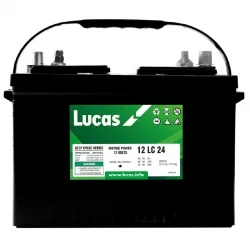 Batterie au Plomb-Acide 12V 80Ah Lucas 12LC24 Cycle Profond