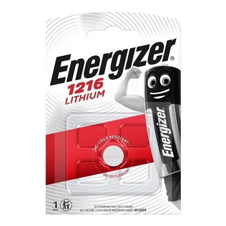 Piles Boutons au Lithium Energizer 1216 Lithium (1 Unité)