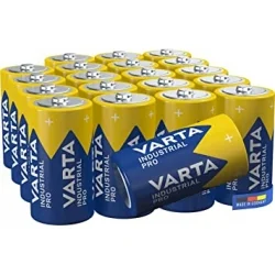 Piles Alcalines Varta Industrial Pro C (20 Unités)
