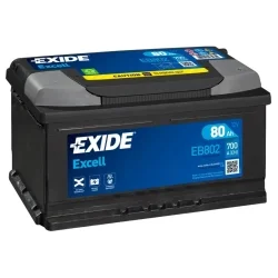 Batterie Exide Excell EB802 80Ah