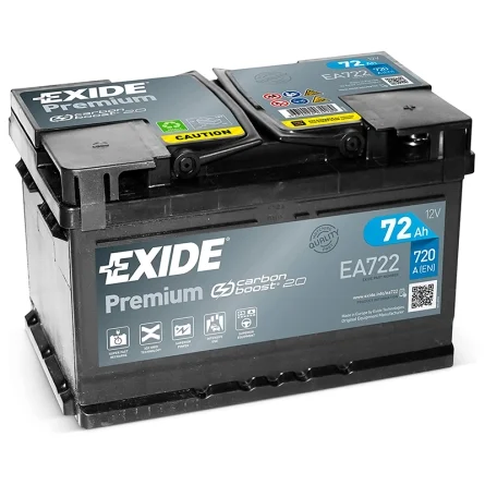Batterie Exide Premium EA722 72Ah