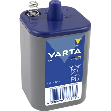 Piles au Chlorure de Zinc Spéciales Varta 430 4R25X 6V (1 Unité)