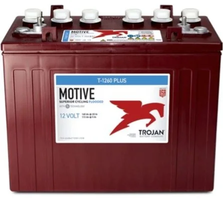 Batterie au Plomb 12V 140Ah Trojan Motive T-1260 Plus