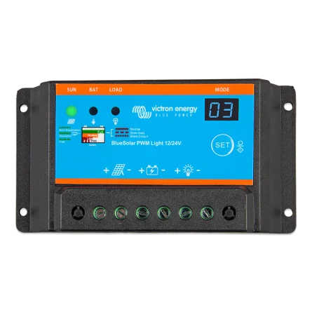 Contrôleur de Charge Victron BlueSolar PWM-Light 12/24V 30A