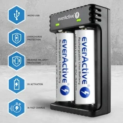 Chargeur everActive LC-200 Smart Lithium
