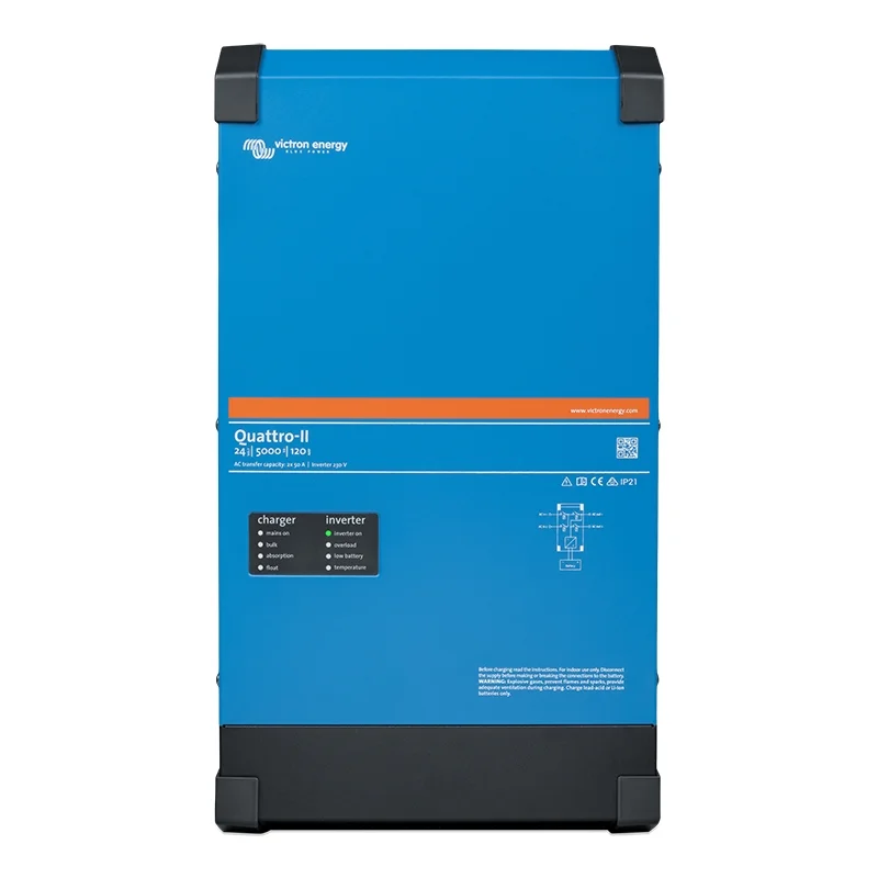 Onduleur Chargeur Victron Quattro II 24/5000/120-50/50 230V