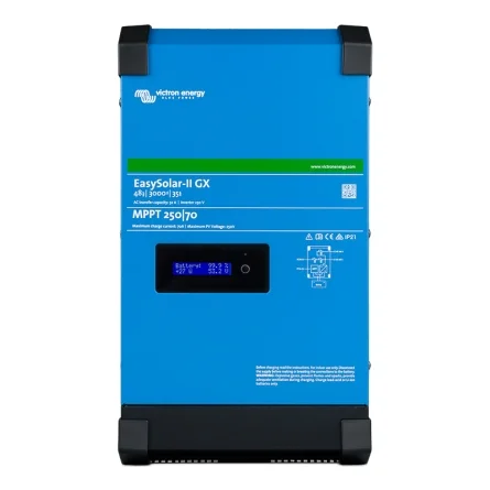 Chargeur Onduleur et Contrôleur de Charge Solaire Victron EasySolar-II 48/3000-35/32 MPPT 250/70 GX (Solution Tout-en-Un)