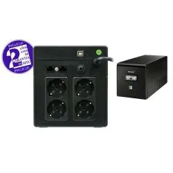 UPS Phasak 1000VA LCD USB avec protection pour connecteur RJ45