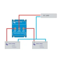 Coupleur de Batteries à Diodes Victron Argodiode BCD 402 - 2 Batteries 40A