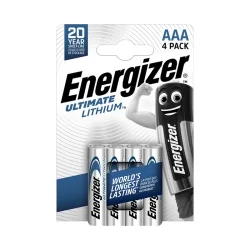 Piles au Lithium Energizer Ultimate Lithium AAA (4 Unités)