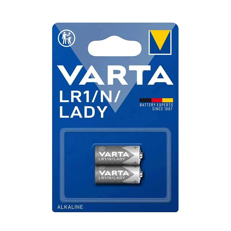 Piles Alcalines Varta LR1 N LADY Alkaline Special (2 Unités)